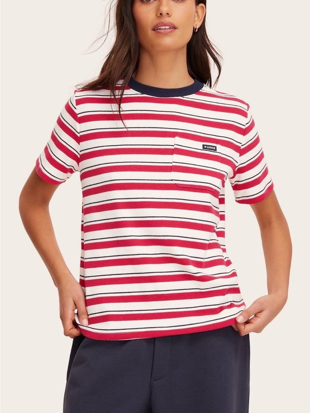 NWT PARKE X TARGET STRIPED TEE